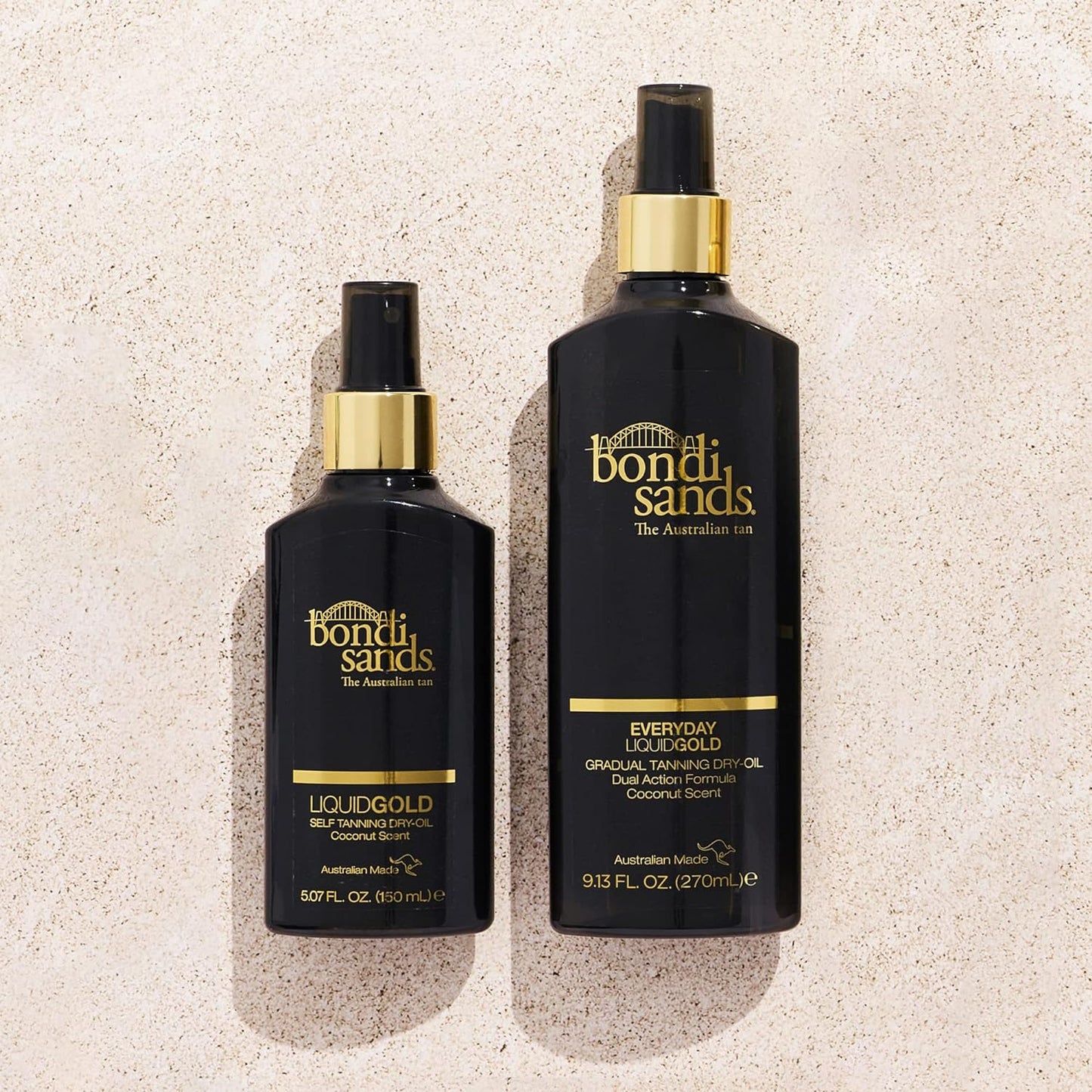 Liquid Gold Coconut Scent Gradual Tanning Dry Oil 270 Ml