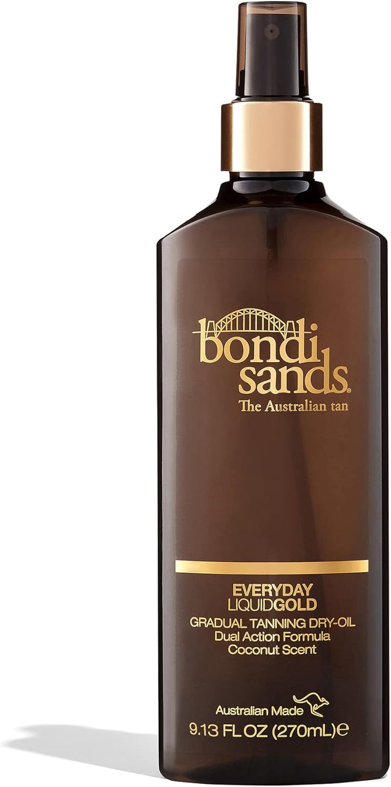 Liquid Gold Coconut Scent Gradual Tanning Dry Oil 270 Ml
