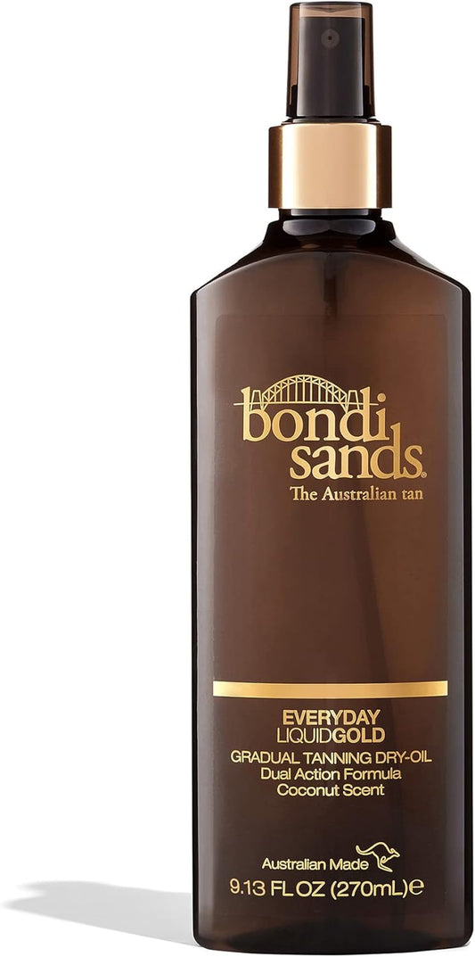 Liquid Gold Coconut Scent Gradual Tanning Dry Oil 270 Ml