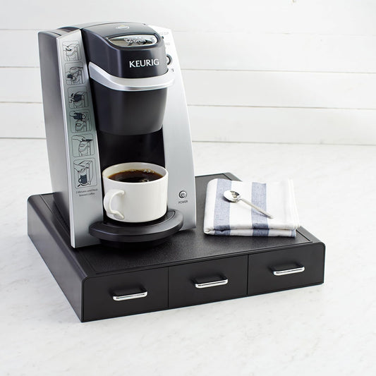 Coffee Pod Storage Drawer for K-Cup Pods, 36 Pod Capacity, Black